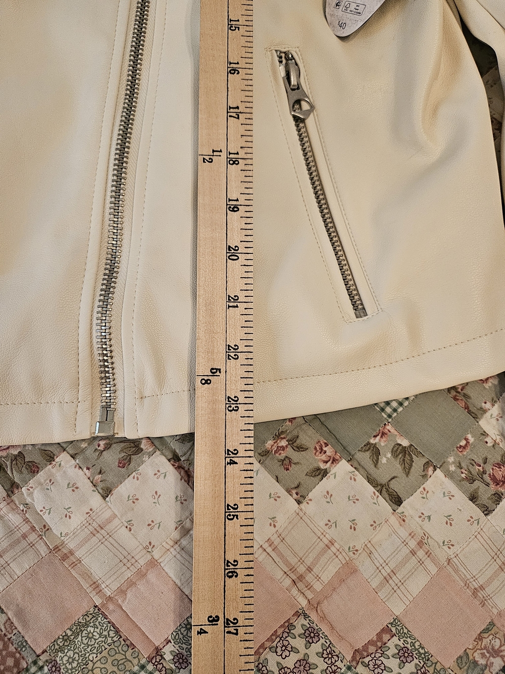 Scoop Faux leather Moto Jacket  Size  Medium (8-10) - Picture 7 of 10